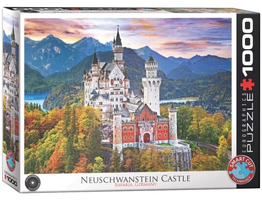 Eurographics Puslespill 1000 Brikker Neuschwanstein Slott