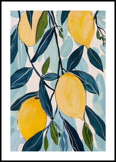 Andreas Magnusson Lemon Tree Plakat Plakat / 50x70cm 