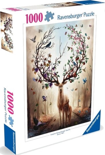 Ravensburger Puslespill Fantasy Hjort 1000p 12000459