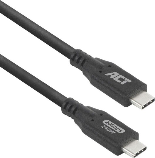 Act Usb4? 20Gbps 240W Usb Type-C-Kabel 0,5 Meter Ac7420 Act Usb4? 20Gbps 240W Usb Type-C-Kabel 0,5 Meter Ac7420