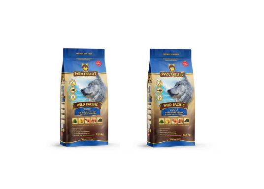 Wolfsblut 2X Dogfood Wild Pacific Adult 12.5 kg Bundle