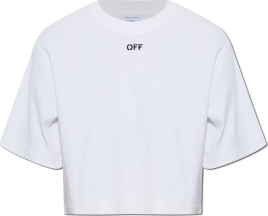Off White Dame Topper Hvit S,