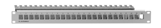 Rutenbeck Pp-Um A-24/1 Ieee 802.3At Cat6a Grå Polybutylentereftalat (Pbt) Zink Rackmontering 1U Rutenbeck Pp-Um A-24/1 Ieee 802.3At Cat6a Grå Polybutylentereftalat (Pbt) Zink Rackmontering 1U