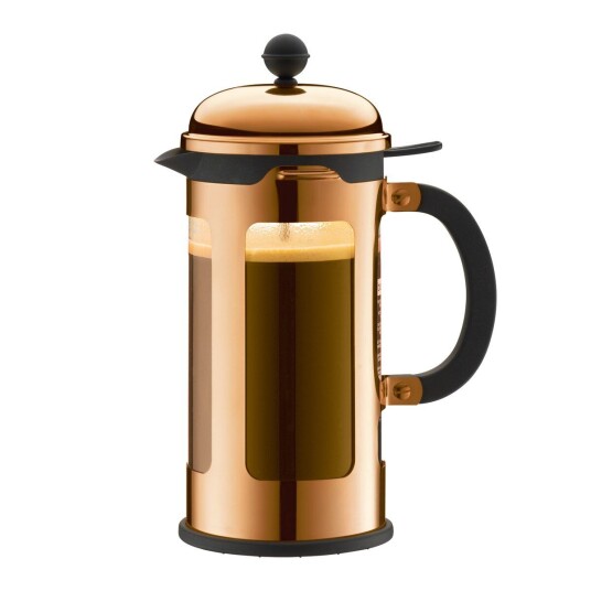 Bodum Chambord moderne presskanne kobber 8 kopper Bodum Chambord moderne presskanne kobber 8 kopper