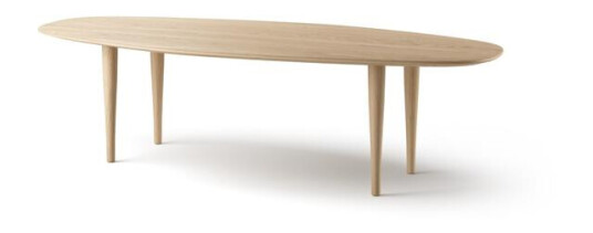 Brødre. Krüger Jari Sofabord Ellipse 130x58 cm Eik