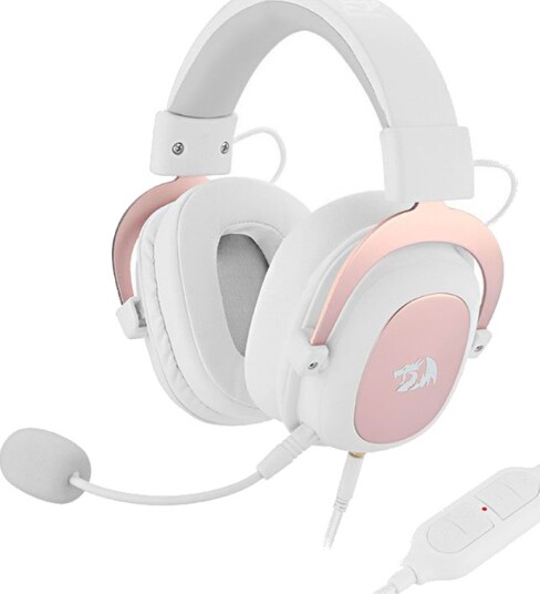 Redragon Zeus H510W Gaming Headset Hvit Redragon Zeus H510W Gaming Headset Hvit