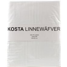 Kosta Linnewäfveri Sateng Dra-på-laken 90x200 Hvit