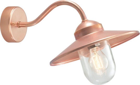 Norlys Karlstad Utendørs Vegglampe Kobber, E27 Fatning Norlys Karlstad Utendørs Vegglampe Kobber, E27 Fatning