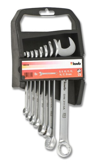 Kwb 460300, 17,8,9,10,11,13,14,19 Mm, Rustfritt Stål, Stål, 8 Stykker Kwb 460300, 17,8,9,10,11,13,14,19 Mm, Rustfritt Stål, Stål, 8 Stykker