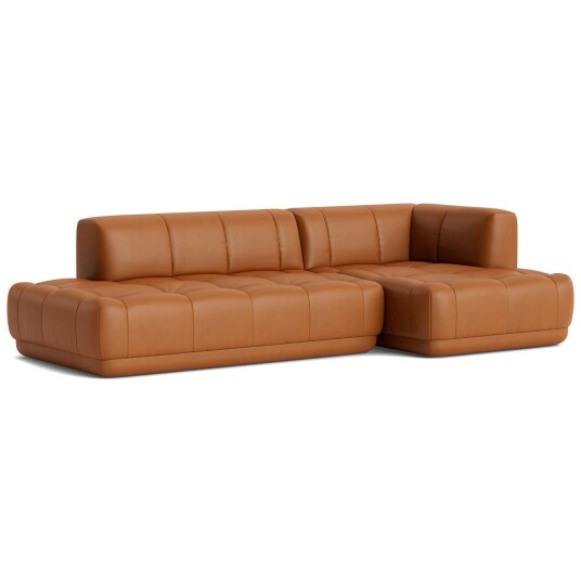 Hay Quilton 3,5 Setersofa Konfigurasjon 21 Høyre Skinn Nevada NV2488