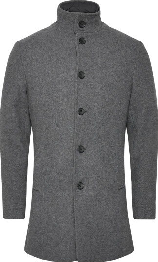 Bruun & Stengade Bs Ontario Slim Fit Coat - Grey - S