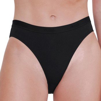 Sloggi Truser 2P GO Casual High Leg Briefs Svart bomull X-Large Dame Sloggi Truser 2P GO Casual High Leg Briefs Svart bomull X-Large Dame