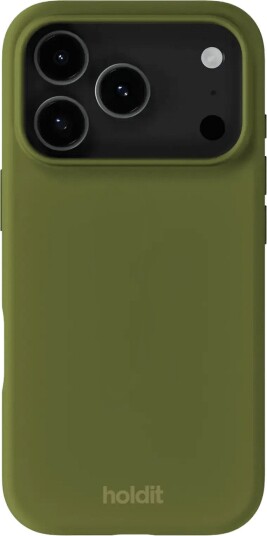 Holdit Silicone Case iPhone 18 Pro/17 Pro PICKLED GREEN