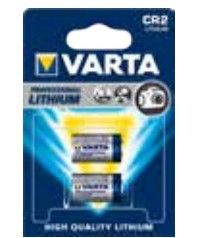 Varta Professional CR2 Lithium Kamerabatteri 2-pakning 3V 880mAh