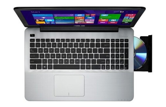 Asus X555qg-1B, Kabinett + Tastatur, Italiensk, Asus, X555qg
