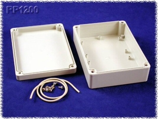 Hammond Electronics Rp1200 Universalskap 145 X 105 X 40 Polykarbonat Grå 1 Stk