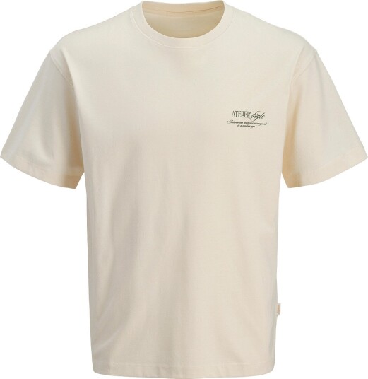 Jack & Jones Jorsalamanco Photo Back Tee Ss Cn Sn Cream XL