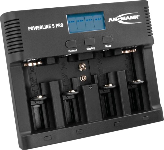 Ansmann Powerline 5 Pro batterilader AA/AAA/C/D/9V Ansmann Powerline 5 Pro batterilader AA/AAA/C/D/9V