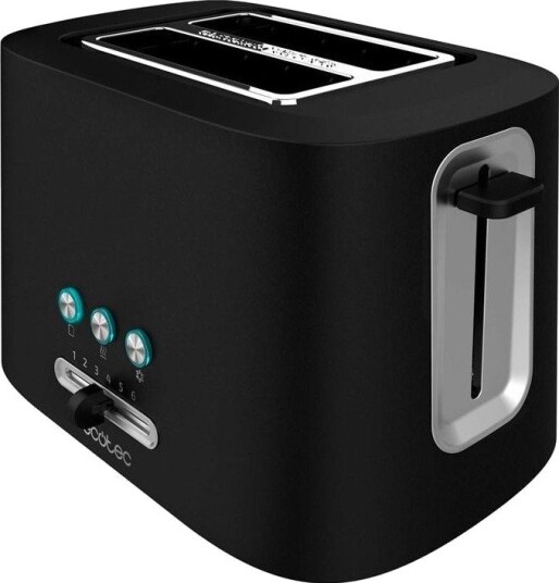 Cecotec Toast&Taste 9000 Br??drister ??? 2 skiver, 980W, svart