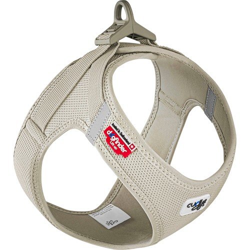 Curli Air-Mesh Hundesele Clasp Large Beige