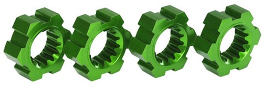 Traxxas TRX-7756G Wheel Hubs Alu Green (4)