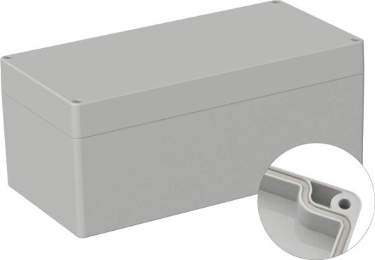 Tru Components TC 9065696 240,5 × 120 × 100,5 mm ABS Gråhvit RAL 7035