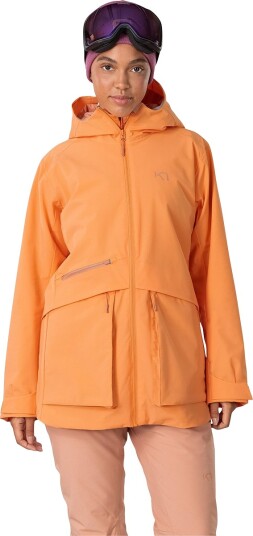 Kari Traa Women's Therese Jacket Light Orange XS Kari Traa Women's Therese Jacket Light Orange XS