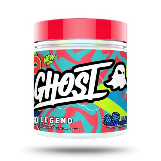 Ghost Legend Pre Workout Blue Raspberry 645gr Ghost Legend Pre Workout Blue Raspberry 645gr