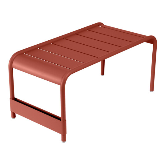 Fermob Luxembourg Large Low Table Red Ochre 20