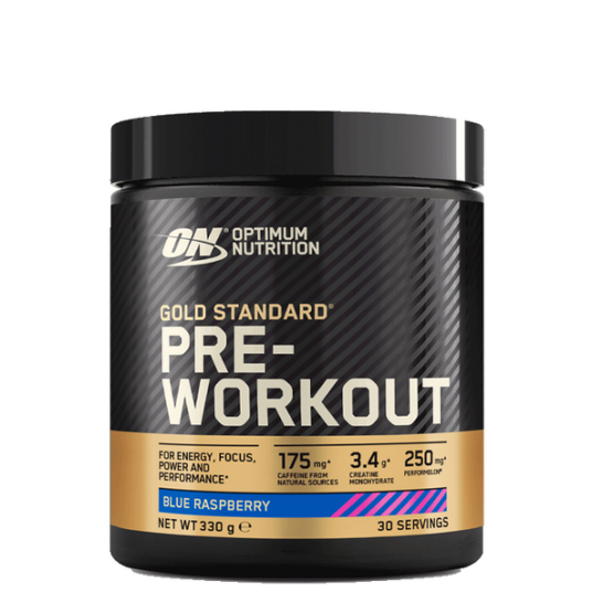 Optimum Nutrition Gold Standard Pre-Workout 330g - Blue Raz Optimum Nutrition Gold Standard Pre-Workout 330g - Blue Raz