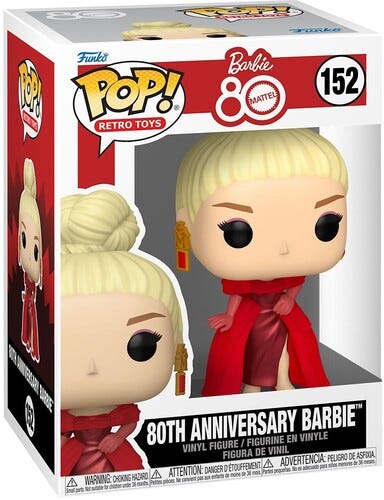 Retro Toy Barbie Mattel 80th Anniversary Retro Toy Barbie Mattel 80th Anniversary
