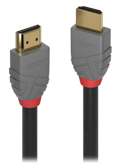 LINDY Anthra Line HDMI-kabel med Ethernet - 50 cm