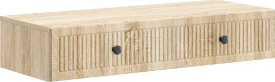 vidaXL Vegghengt Sidebord Sonoma eik 87,5 x 34,5 x 17 cm