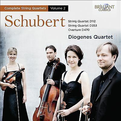 MediaTronixs Diogenes Quartet : Schubert:String Quartets V2 CD Pre-Owned MediaTronixs Diogenes Quartet : Schubert:String Quartets V2 CD Pre-Owned