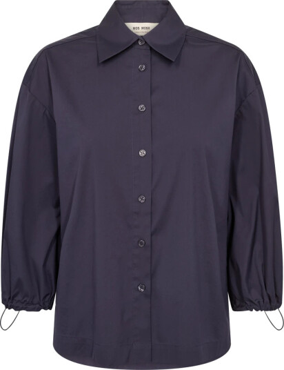 MOS MOSH Skjorte MMVinita 3/4 Shirt Blå
