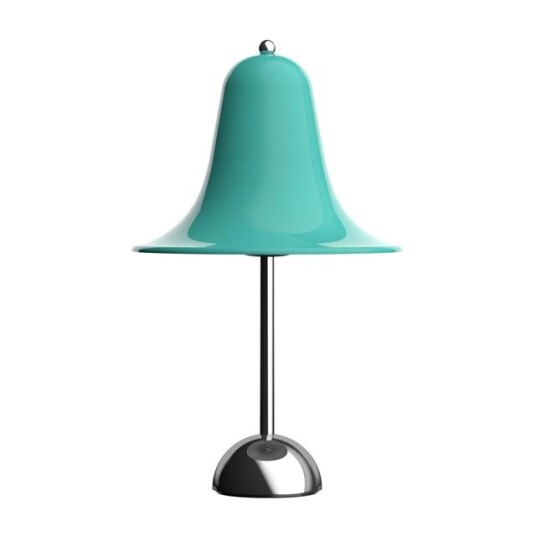 Verner Panton Pantop Bordlampe Ø23 Lys Blågrønn Verner Panton Pantop Bordlampe Ø23 Lys Blågrønn