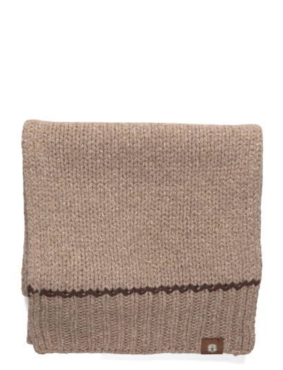 Mos Mosh Gallery Mmggiorgio Knit Scarf - Beige - ONE SIZE Mos Mosh Gallery Mmggiorgio Knit Scarf - Beige - ONE SIZE