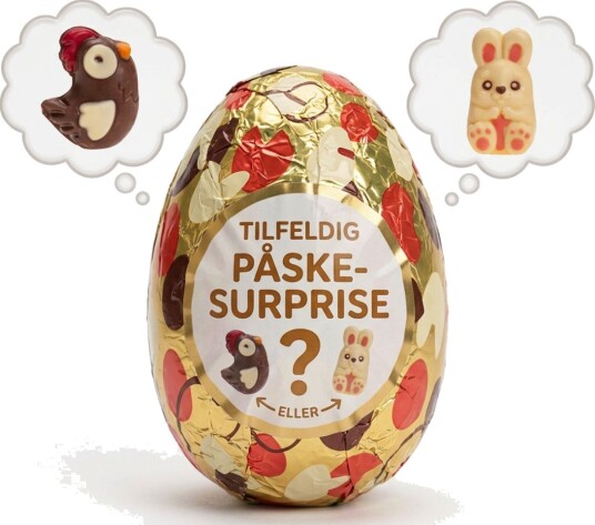Sjokoladefigur Til Påske Høne Eller Hare 55g