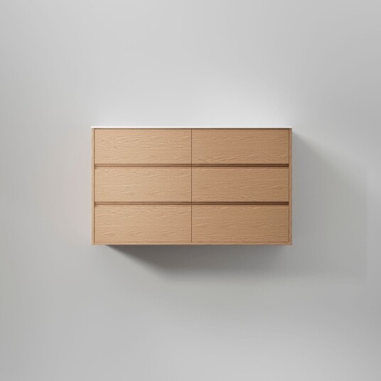 INR Iconic Nordic Rooms Terra Servantskap Natural oak / 120cm Dobbel Grip