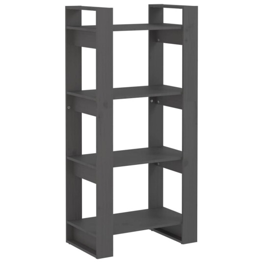 vidaXL Bokhylle/romdeler gr? 60x35x125 cm heltre