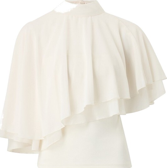 Gina Tricot Tubetopp Cape Top Natur