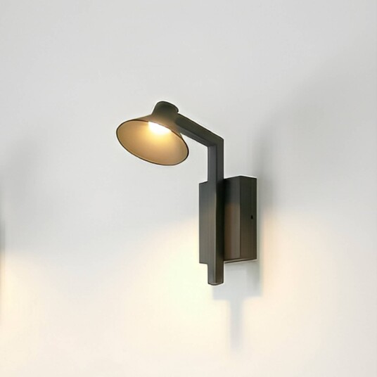 LED vegglampe Steve Lucande dimbar Sort Stue / spisestue Metall Moderne