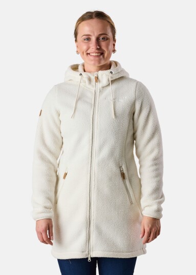 Nordkap Pile Coat W Off White 46  Vårjakker