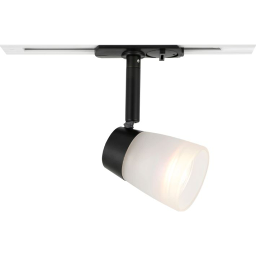 Halo Design Track Glass 1F skinnespot svart