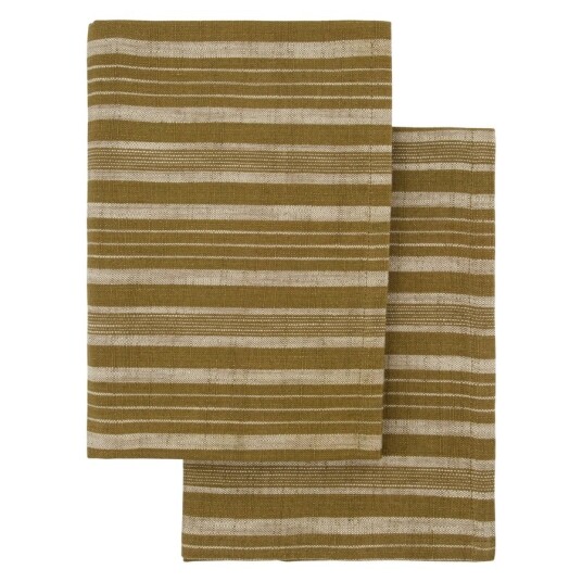 Meraki Tea Towels Dark Olive Meraki Tea Towels Dark Olive