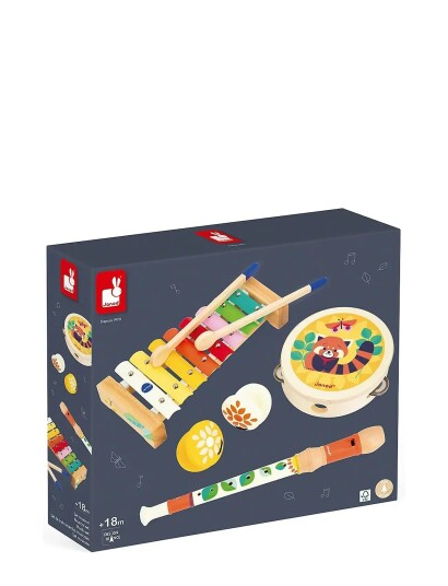 Janod Gioia Musical Set Multi/Patterned Janod Gioia Musical Set Multi/Patterned