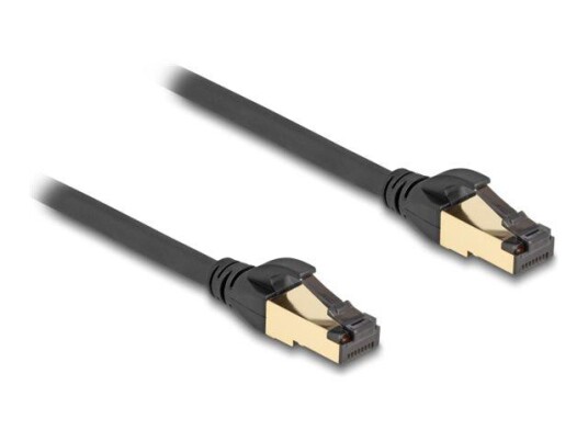 Delock Cat 6A Nettverkskabel 10m - Svart RJ-45