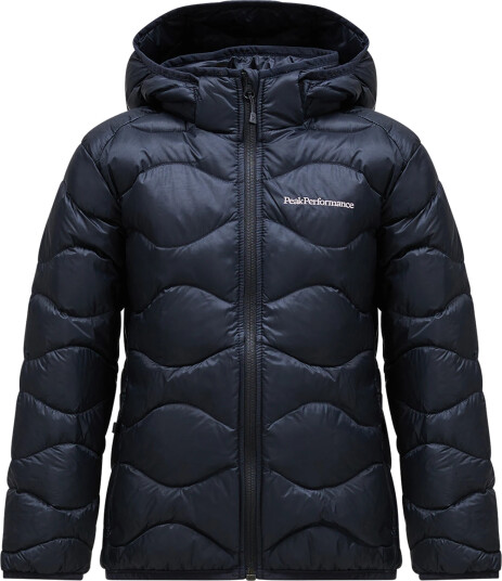 Peak Performance Junior Helium Down Hood Jacket Sort 130