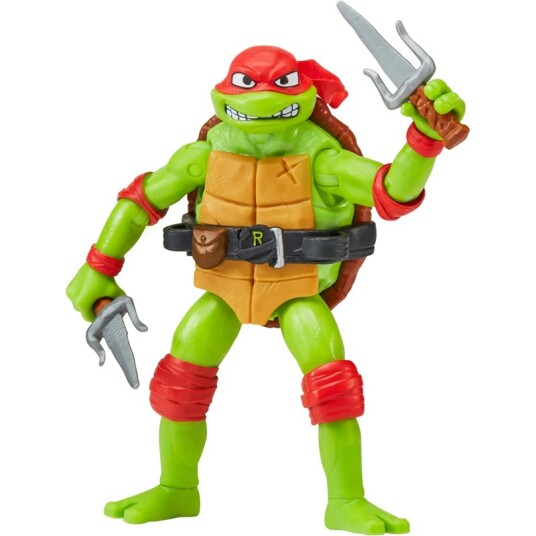 Turtles Raphael Figur med Bevegelige Armer og Sai-Sverd - Mutant Mayhem 12 cm Turtles Raphael Figur med Bevegelige Armer og Sai-Sverd - Mutant Mayhem 12 cm