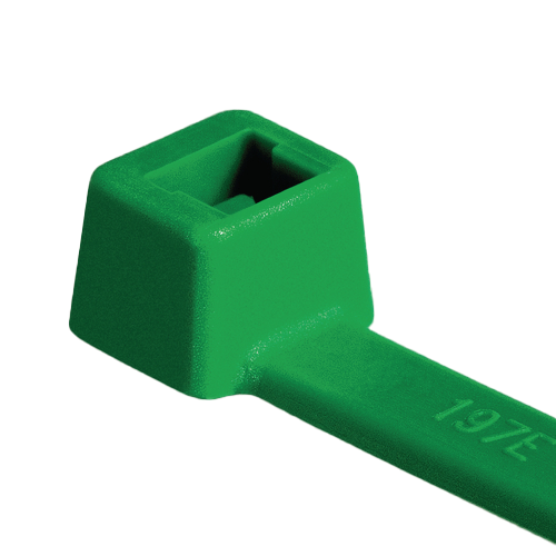 Hellermann Tyton T50R GN Buntebånd 4,6 x 200 mm 100 pakning Grønn Installasjonsmaterial